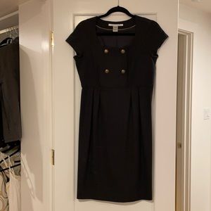 DVF button dress